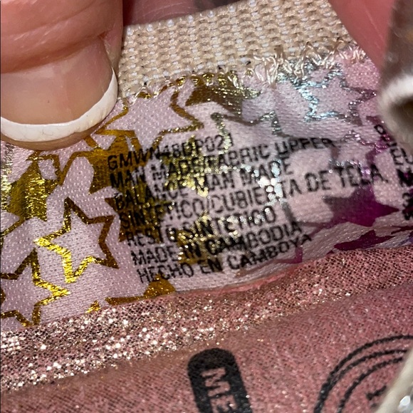 Girls pink sparkle flats - Picture 8 of 8